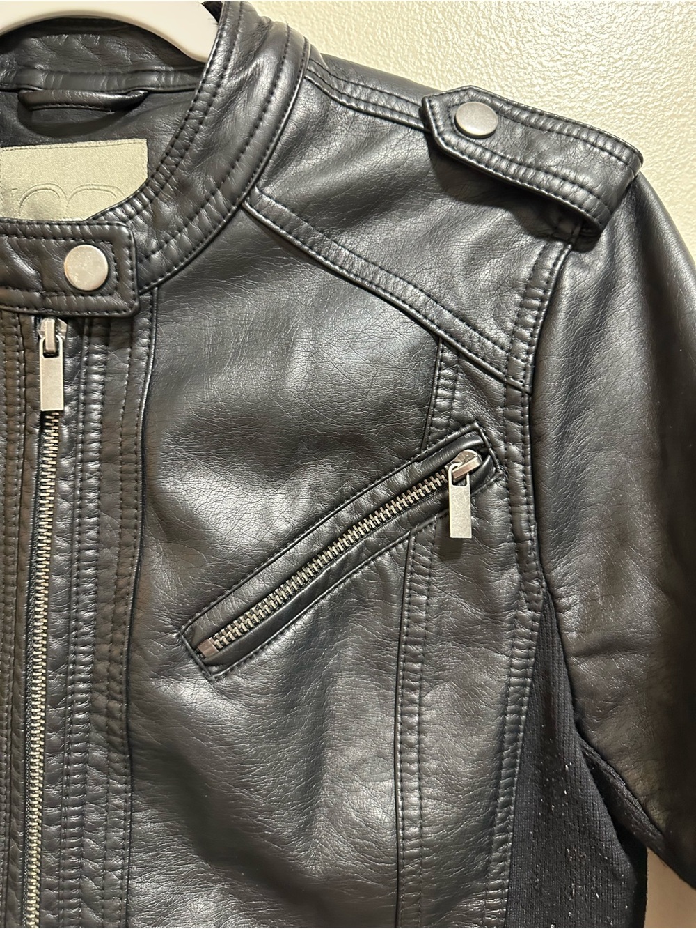 Maurices Women’s Black Faux Leather Jacket - Picture 5 of 9